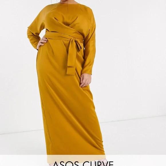 ASOS Design Curve Dresses Asos Design Curve Maxi Dress With
